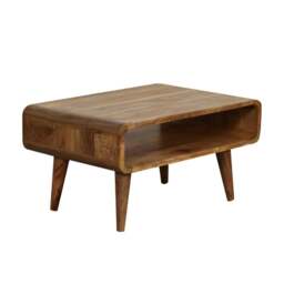 Rackhams Solid Wood Open Oak-ish Media Unit - thumbnail 3