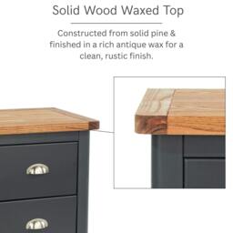 Rackhams Set of 2 Dunkeld Spacious 2-Drawer Bedside Cabinets - thumbnail 6