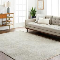 Rackhams Masterpiece-Modern Beige Grey Graphic Fringe Rug - 200 x 290 cm - thumbnail 1