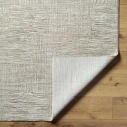 Rackhams Masterpiece-Modern Beige Grey Graphic Fringe Rug - 200 x 290 cm - thumbnail 4