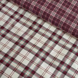 Rackhams Kelso Check Plum Duvet Cover Set - Single - thumbnail 5