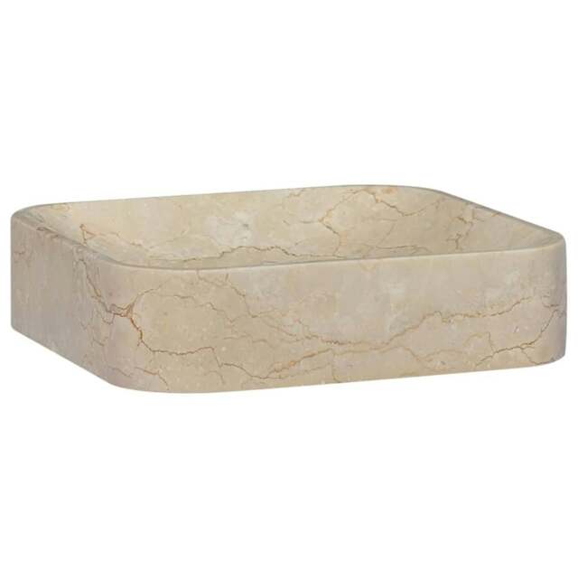 Rackhams Sink Cream 40x40x10 cm Marble