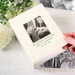 Rackhams Personalised Photo Album With Sleeves - Plastic - h16.7 x w12.5 x d5.7cm - thumbnail 2