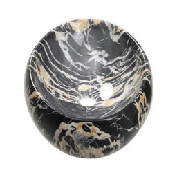 Rackhams 48cm W Ceramics Bathroom Sink Oval Vessel Sink with Drain Stopper - thumbnail 5