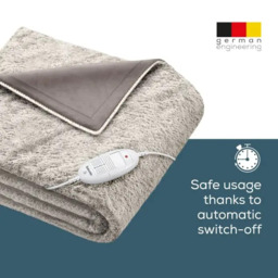 Rackhams HD75N Fluffy Nordic Heated Snuggie Throw - thumbnail 4