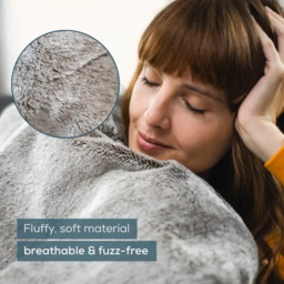 Rackhams HD75N Fluffy Nordic Heated Snuggie Throw - thumbnail 5