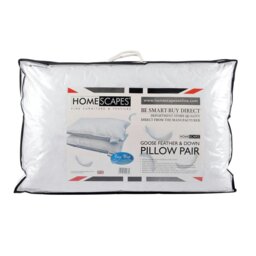 Rackhams Goose Feather and Down Pillow Pair - thumbnail 2