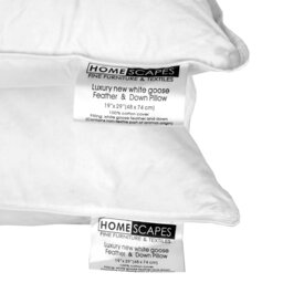 Rackhams Goose Feather and Down Pillow Pair - thumbnail 4
