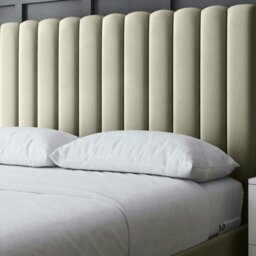 Rackhams Evangeline Ottoman Bed with Upholstered Headboard - Silver - Double / 4ft6 - thumbnail 3