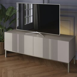 Rackhams Frank Olsen Iona 1500 Tv Cabinet - White - thumbnail 4