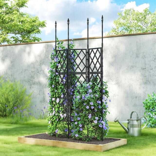 Rackhams Foldable Garden Trellis, Lattice Climbing Support Trellis - image 1