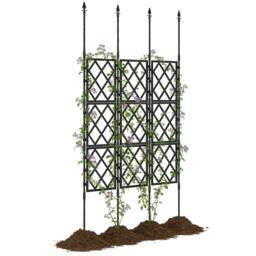 Rackhams Foldable Garden Trellis, Lattice Climbing Support Trellis - thumbnail 2