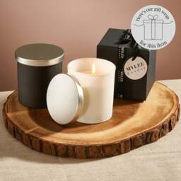 Rackhams Personalised Candle - Vanilla Scented - Black Jar - No - thumbnail 2