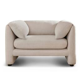 Rackhams Carter Armchair, Boucle Cream - thumbnail 3