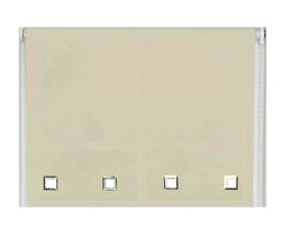 Rackhams Natural Square Eyelet Edge Roller Blind - 240cm - thumbnail 2