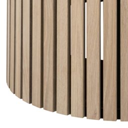 Rackhams Linley Round Dining Table in White Oak - Brown - No - Brown - thumbnail 5