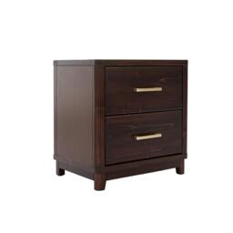 Rackhams Grotti 2 Drawer  Bedside Table - Natural - thumbnail 6