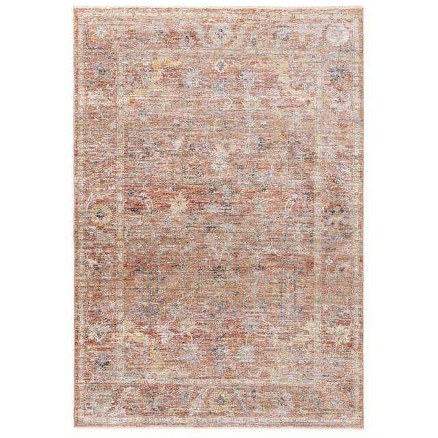 Rackhams Jasper JA05 Traditional Terracotta Rug - 80x160cm - image 1