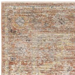Rackhams Jasper JA05 Traditional Terracotta Rug - 80x160cm - thumbnail 4