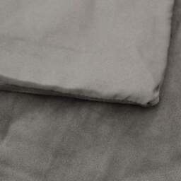 Rackhams Weighted Blanket with Cover Grey 135x200 cm 10 kg Fabric - thumbnail 5