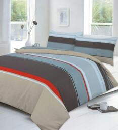 Rackhams Carter Brown Duvet Cover Set - Double - thumbnail 1
