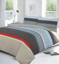 Rackhams Carter Brown Duvet Cover Set - Double - thumbnail 2