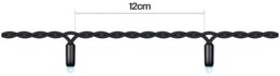 Rackhams String Lights Black Rubber IP65 10m/80 LED G/C - thumbnail 3