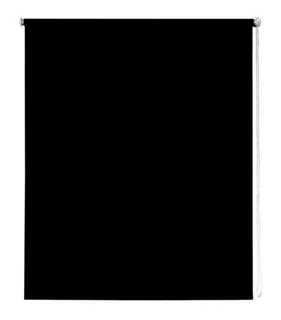 Rackhams Black Trimmable Thermal Blackout Roller Blinds - 75cm - image 1