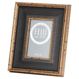 Rackhams Beaded Single Photo Frame - Black/Antique Gold - Black/Antique Gold - 100% Mixed - thumbnail 2