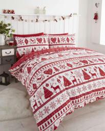 Rackhams Noel Duvet Cover Set - Grey - Single - thumbnail 2