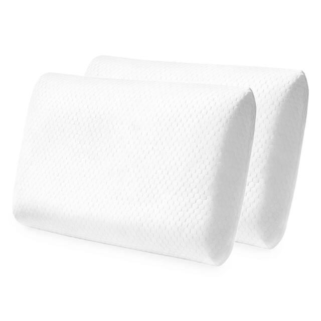 Rackhams Pillows 2 Pack Cooling Gel Memory Foam Bounce Back for Neck Shoulder Back - image 1