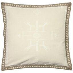 Rackhams Mini Inka Cushion Cover - Natural - 45cm x 45cm - Natural - 100% Cotton
