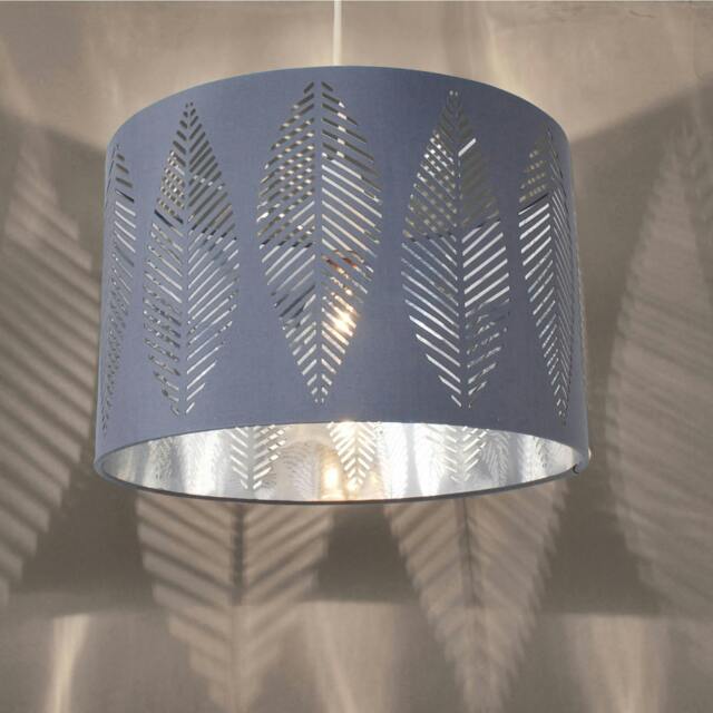 Rackhams Esme Pendant Light Shade Grey - image 1