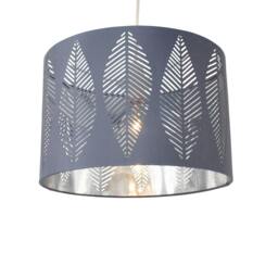 Rackhams Esme Pendant Light Shade Grey - thumbnail 3