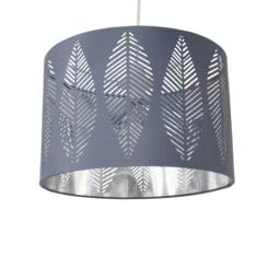 Rackhams Esme Pendant Light Shade Grey - thumbnail 2