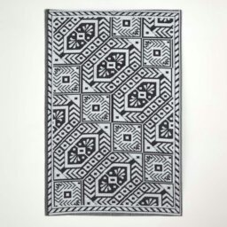 Rackhams Outdoor Rug Luxury Waterproof Reversible, For Garden, Geometric Aztec - 120 x 180 cm - thumbnail 1