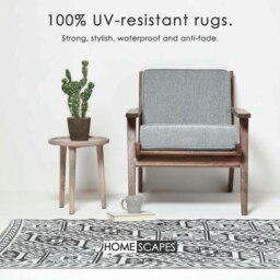 Rackhams Outdoor Rug Luxury Waterproof Reversible, For Garden, Geometric Aztec - 120 x 180 cm - thumbnail 2