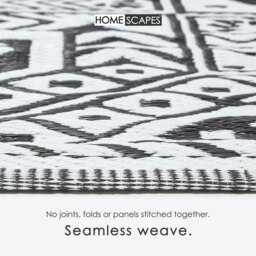 Rackhams Outdoor Rug Luxury Waterproof Reversible, For Garden, Geometric Aztec - 120 x 180 cm - thumbnail 3