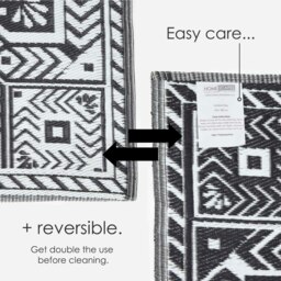 Rackhams Outdoor Rug Luxury Waterproof Reversible, For Garden, Geometric Aztec - 120 x 180 cm - thumbnail 5