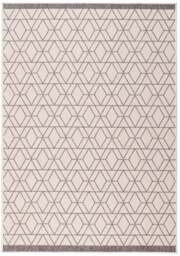 Rackhams Duo Weave Outdoor Grey & Cream Rug Diamond - 120X170 cm - thumbnail 4