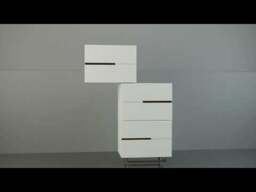 Rackhams Alberto Wide Chests Of Drawers - Grey - Brushed Brass - 2 - thumbnail 6