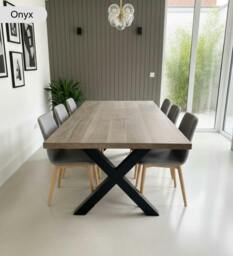 Rackhams Elegant Beech Dining Table - 160 - 90 - thumbnail 3