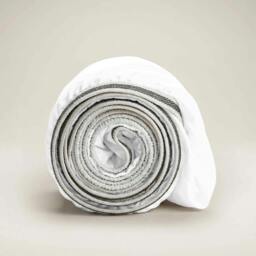 Rackhams Sateen Fitted Sheet - Grey - Single - thumbnail 2