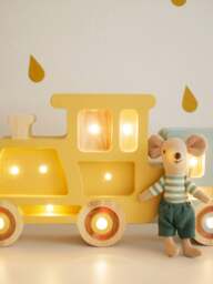 Rackhams Train Lamp in Yellow (16x56x5.5 cm) - Yellow - One size - thumbnail 4