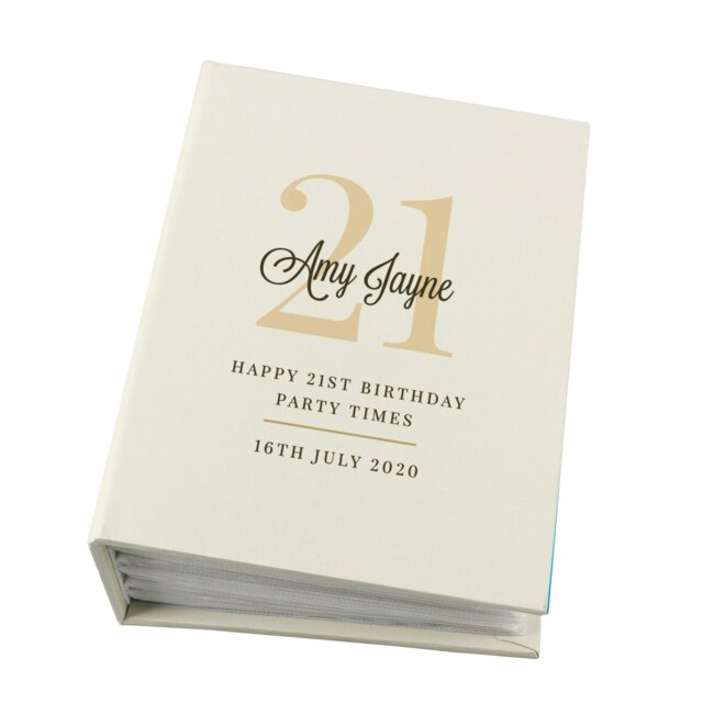 Rackhams PersonalisedBirthday 6x4 Photo Album - image 1