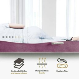 Rackhams Reve Memory Foam Mattress - Single - Ruby - Gel-Flex - 5 Layer - Single - thumbnail 2