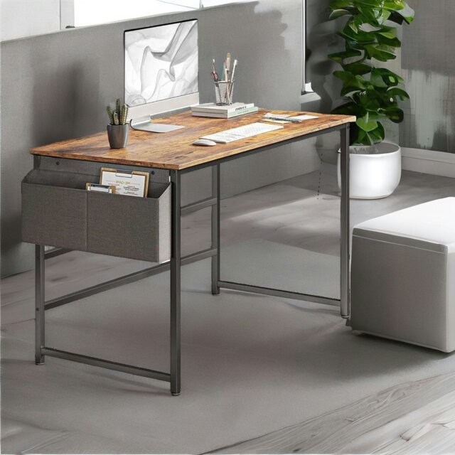 Rackhams Industrial Computer Desk With Storage Bag - image 1