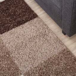 Rackhams Myshaggy Geometric Brown Rug - 60X110 cm - thumbnail 6