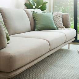 Rackhams U182 Two Seater, Three Seater, Four Seater Corner Sofa, Off-White Cotton Linen - Four Seater Corner 285cm - thumbnail 6
