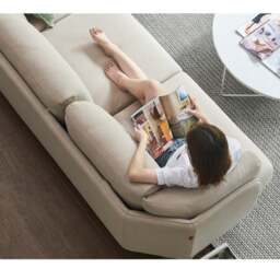 Rackhams U182 Two Seater, Three Seater, Four Seater Corner Sofa, Off-White Cotton Linen - Four Seater Corner 285cm - thumbnail 5